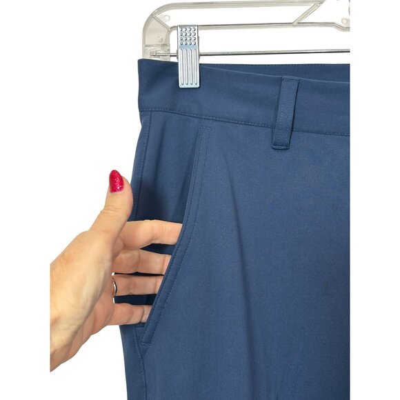 Adidas Men’s Navy Blue Golf Casual Pants 30 x 30 GM3494 Pockets Loops Logo Woven - Picture 7 of 16